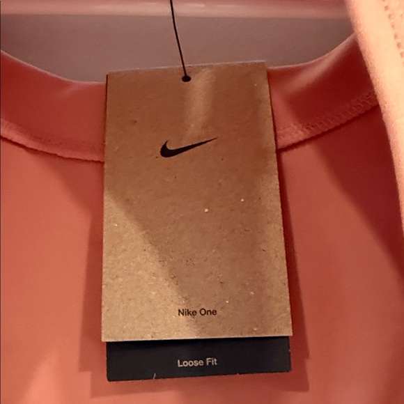 NWT Nike Women's Cropped Long-Sleeve Top - Terracotta - Picture 4 of 4